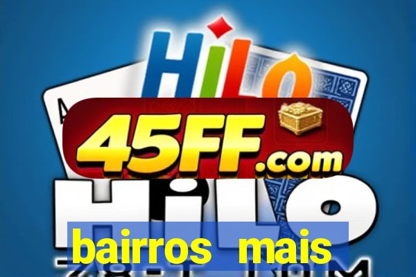 bairros mais perigosos de bh